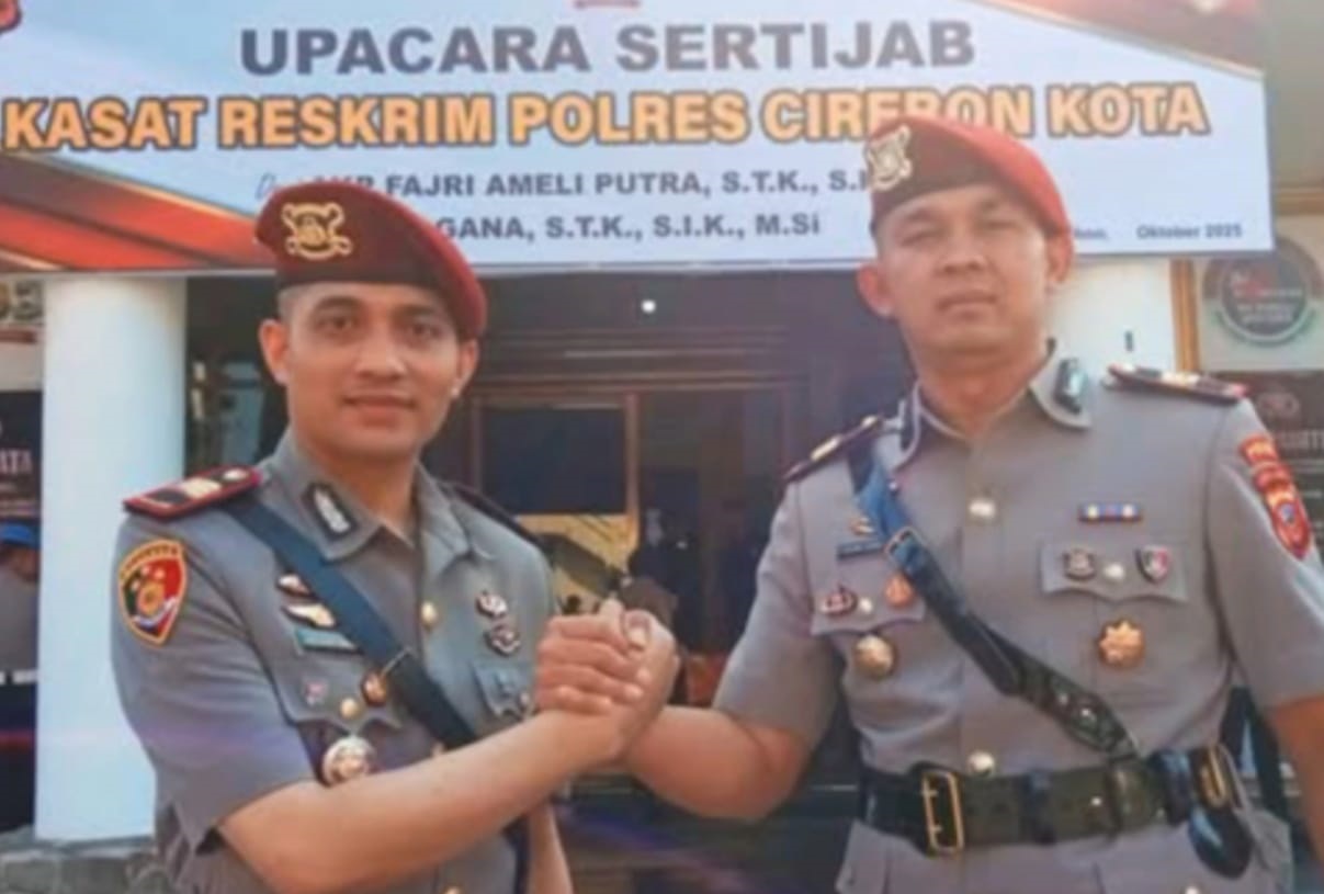 AKP Adam Gantikan AKP Fajri Jadi Kasat Reskrim Polres Cirebon Kota