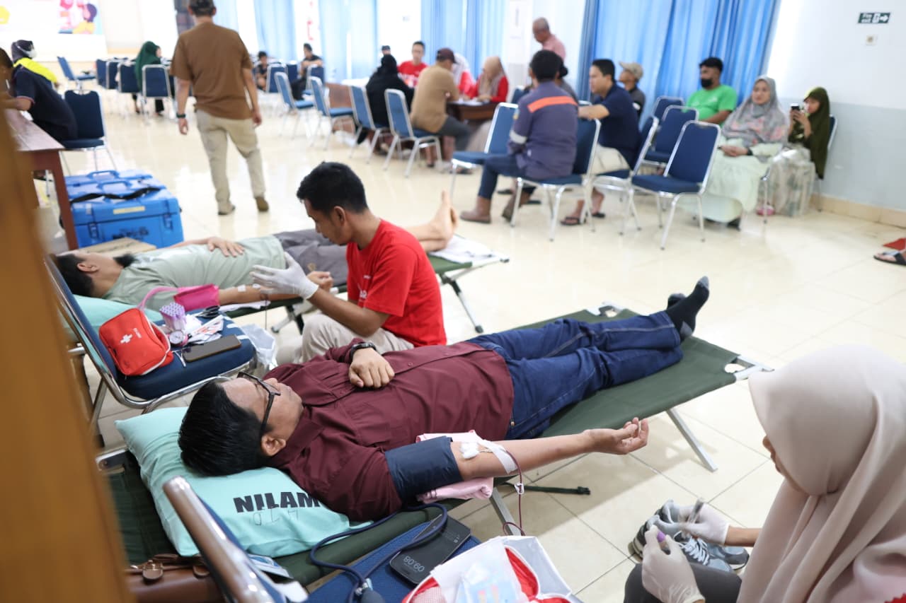 Gelar Donor Darah, Antam UBP Nikel Kolaka Kumpulkan 50 Kantong