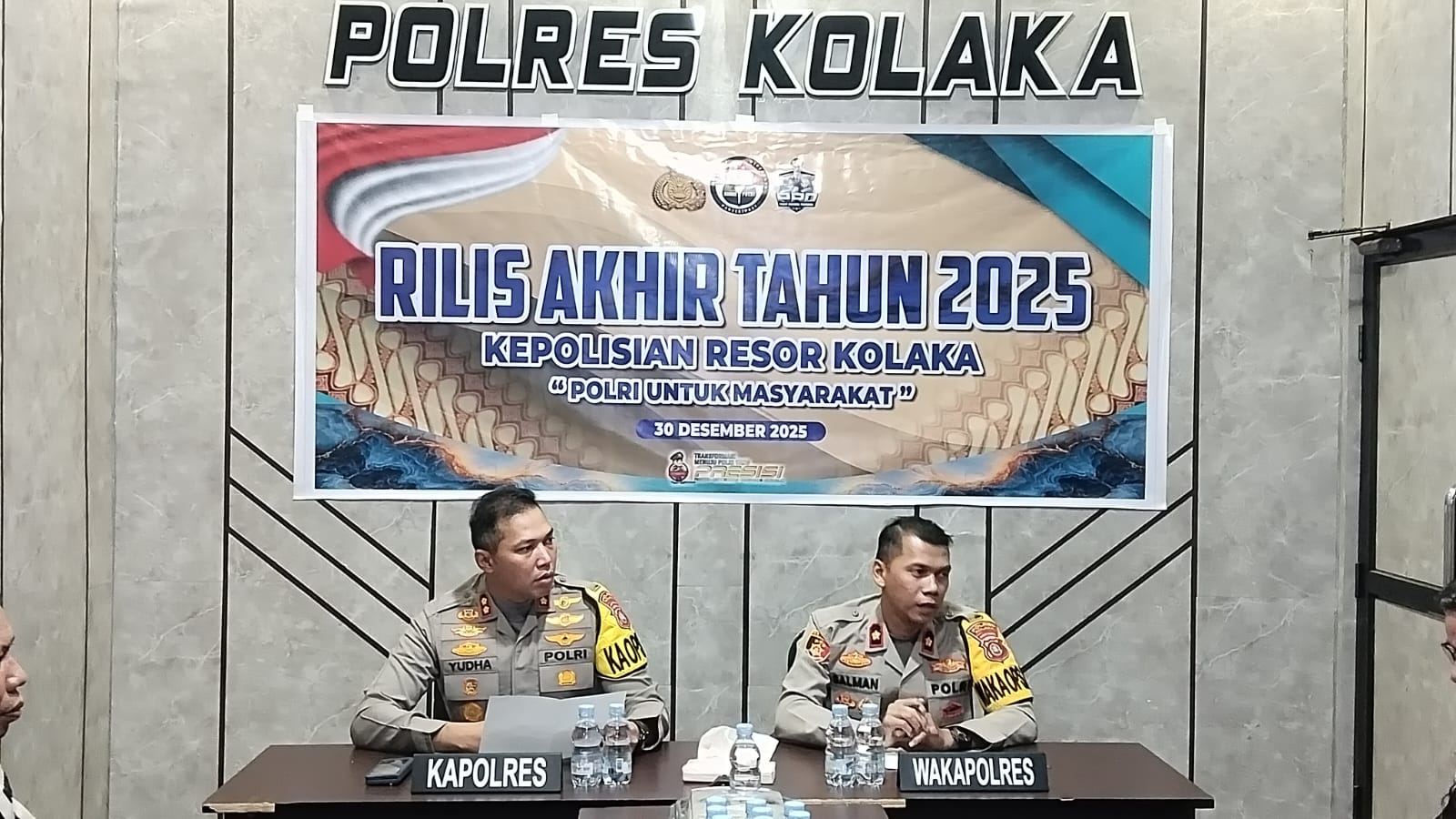 Polres Kolaka Tahun 2025 Turunkan Delapan Kasus Tindak Pidana