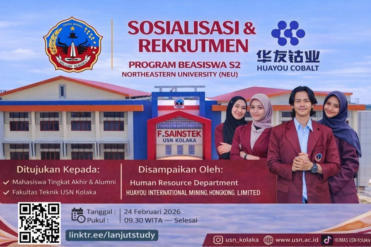 USN Kolaka Sosialisasi & Rekrutmen Program Beasiswa S2 Northeastern University untuk Alumni