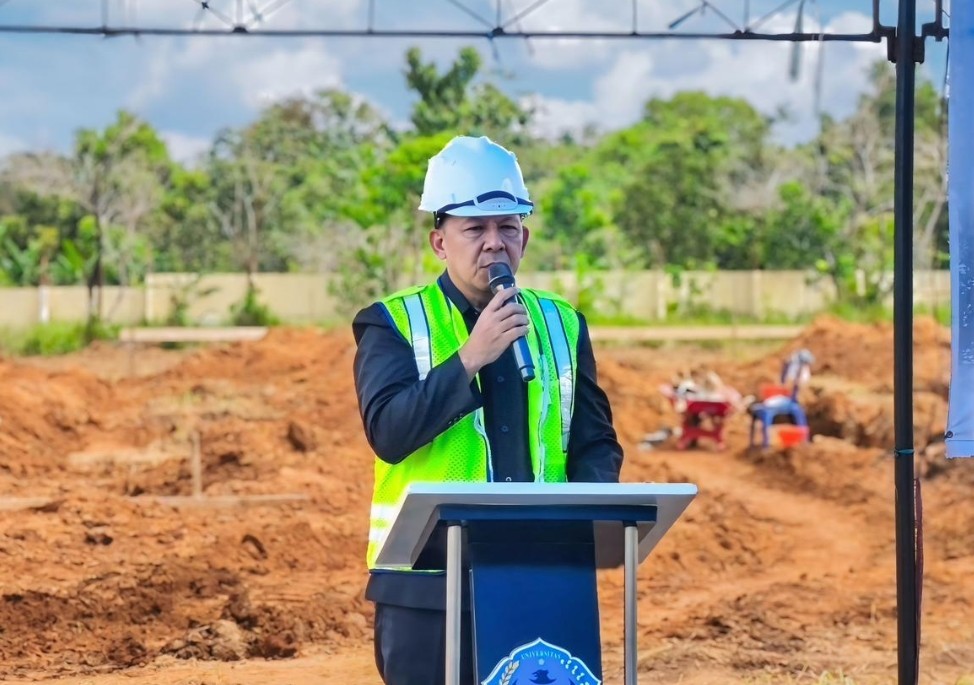 Rektor USN Prof Nur Ihsan Letakkan Batu Pertama Pembangunan Gedung FPPP