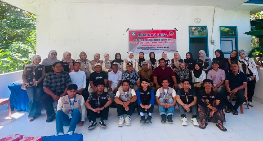 Masyarakat Bombana Sambut Baik Mahasiswa KKN USN-Kolaka