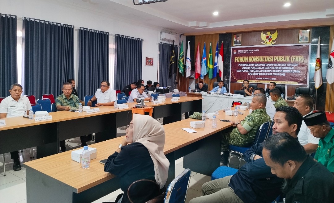 KPU Kolaka Gelar Forum Konsultasi Publik(FKP), Hadirkan Dr Qammadin Pemateri dari USN
